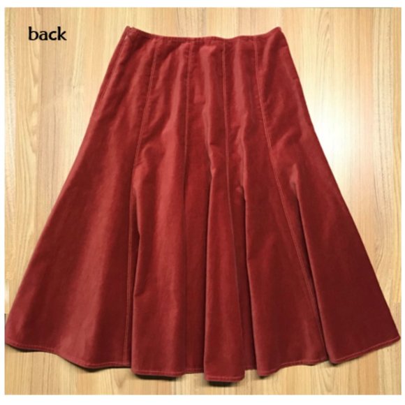Sundance red velvet skirt - Picture 3 of 6